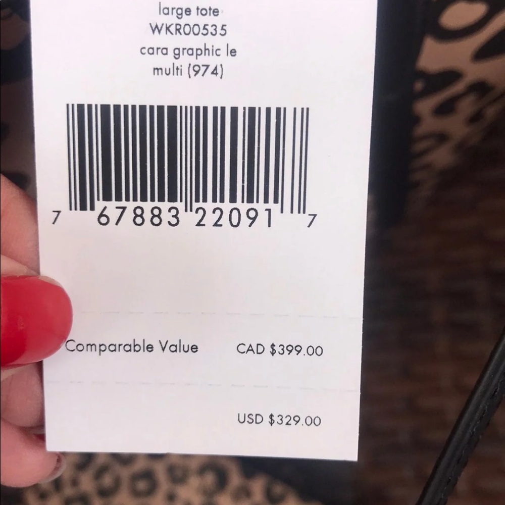 Kate Spade Leopard Tote with Wallet Set - Picture 4 of 7